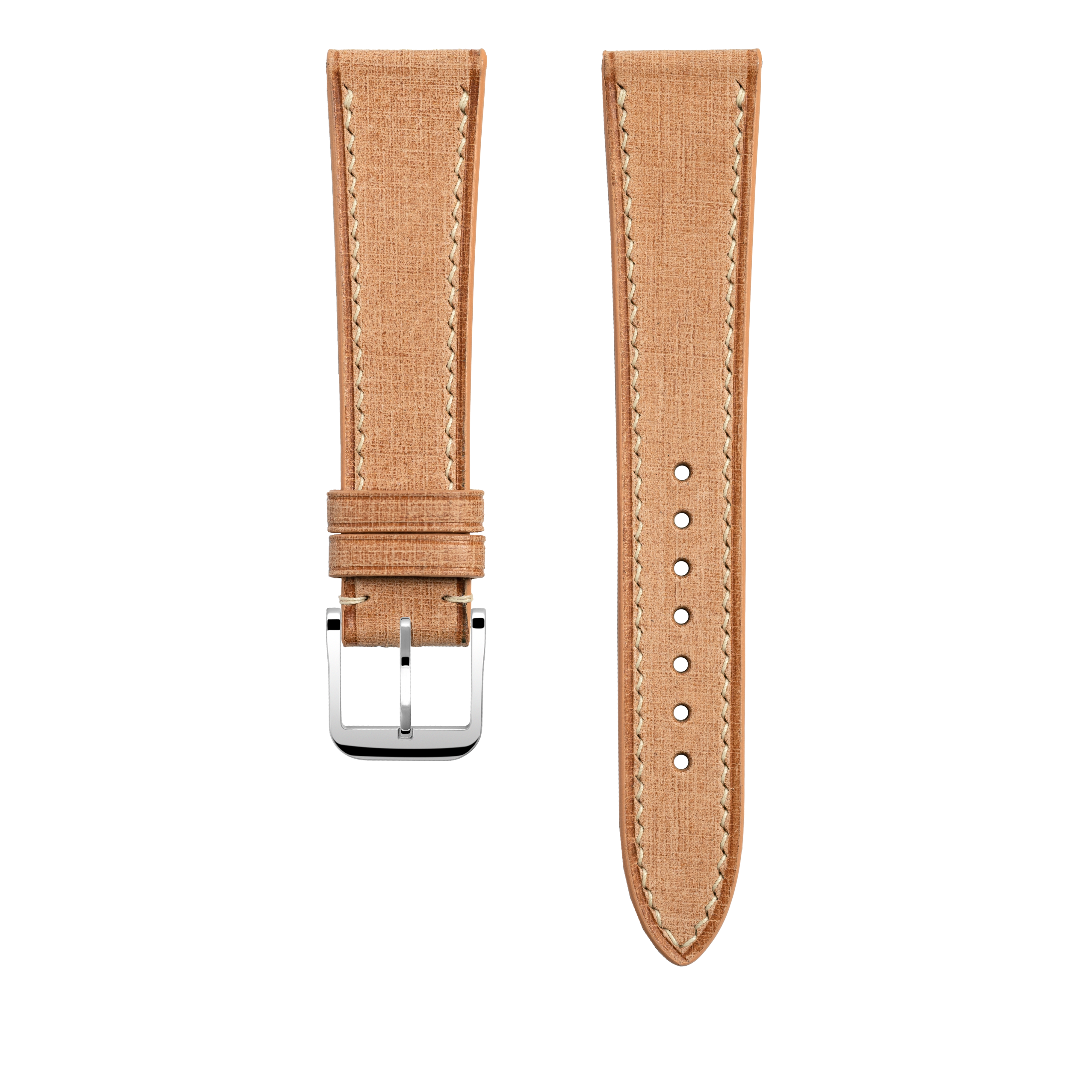 "Lagoon" Watch Strap in Babele // Natural
