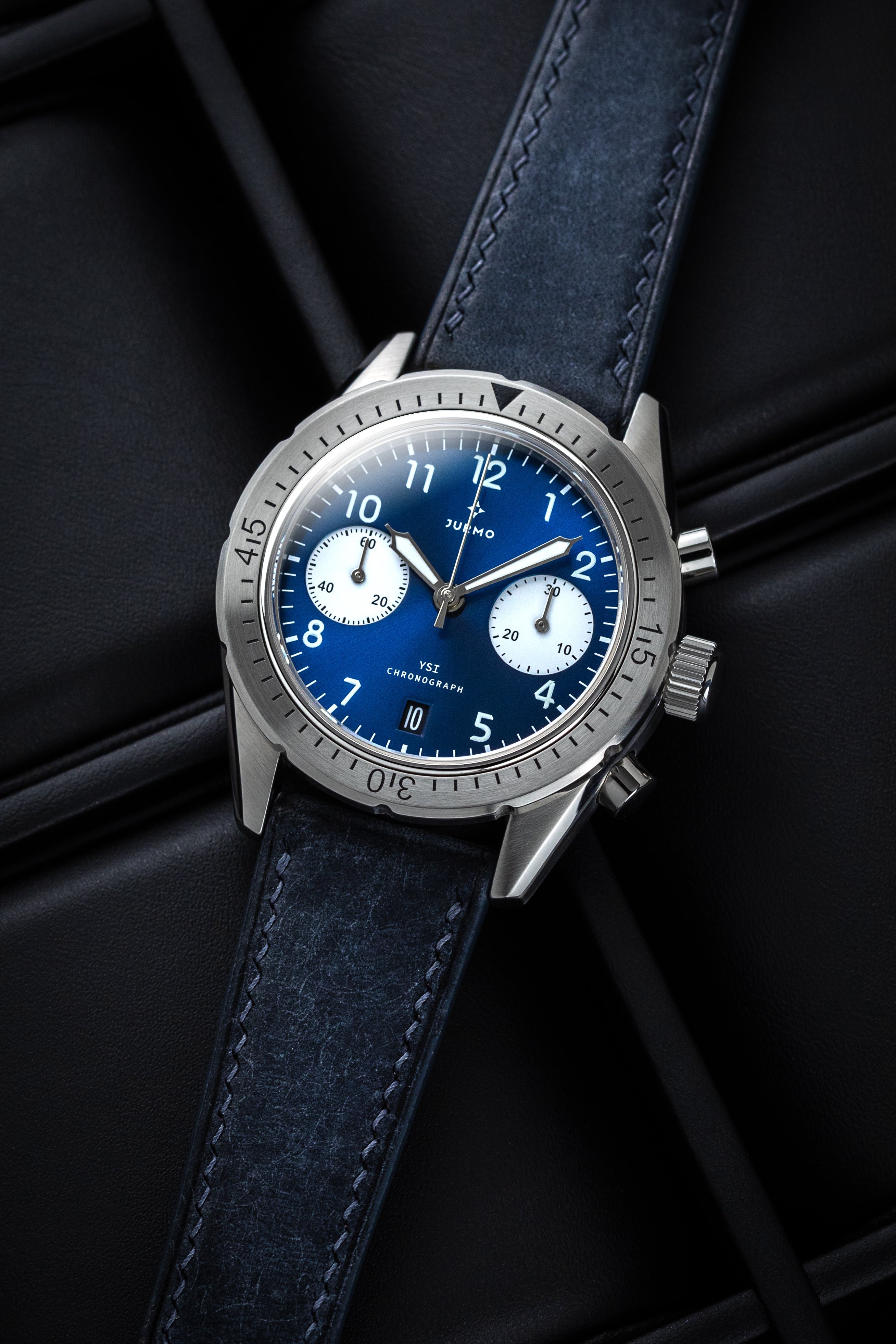 "Lagoon" Watch Strap in Pueblo // Naval