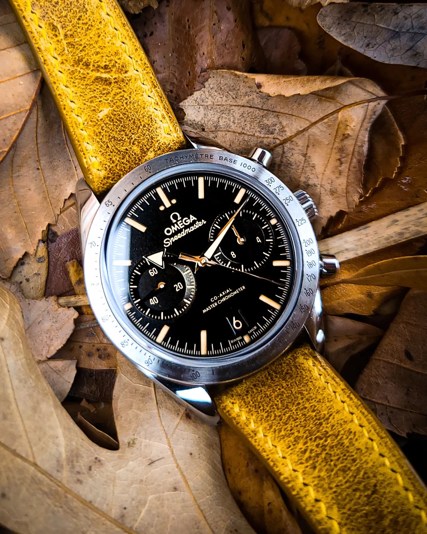 "Lagoon" Watch Strap in Crazy Cow // Ginger
