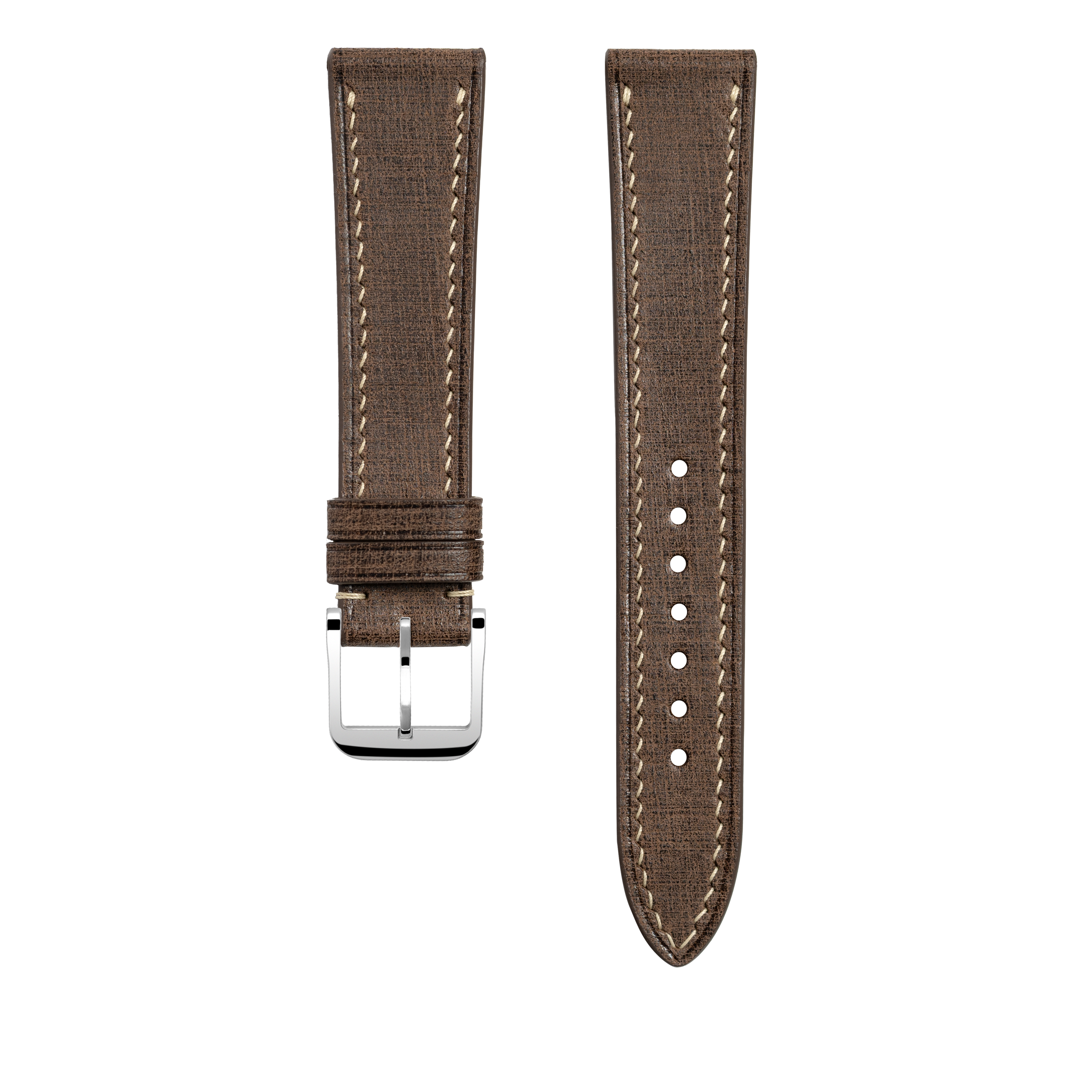 "Lagoon" Watch Strap in Babele // Walnut