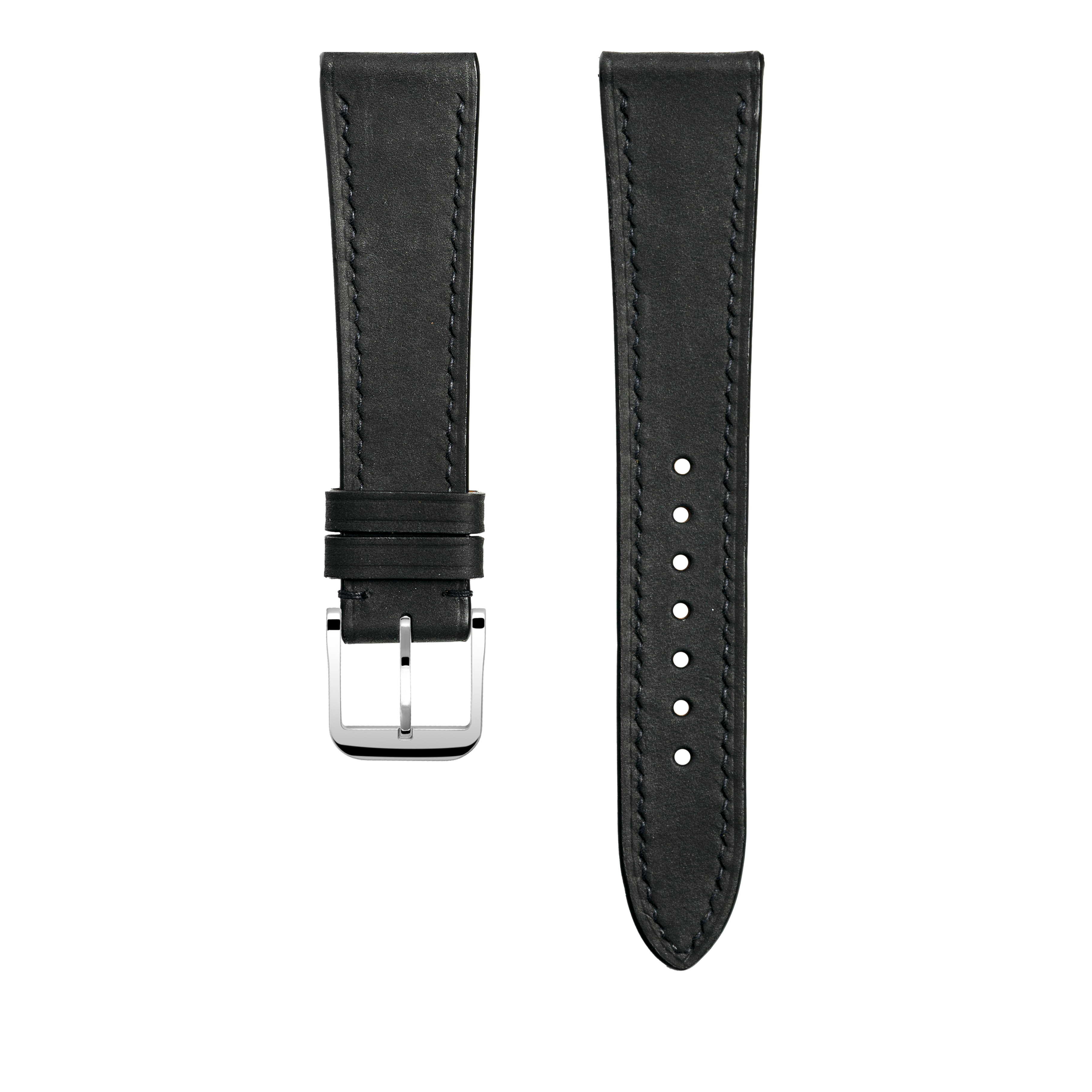 "Lagoon" Watch Strap in Chamois // Ebony