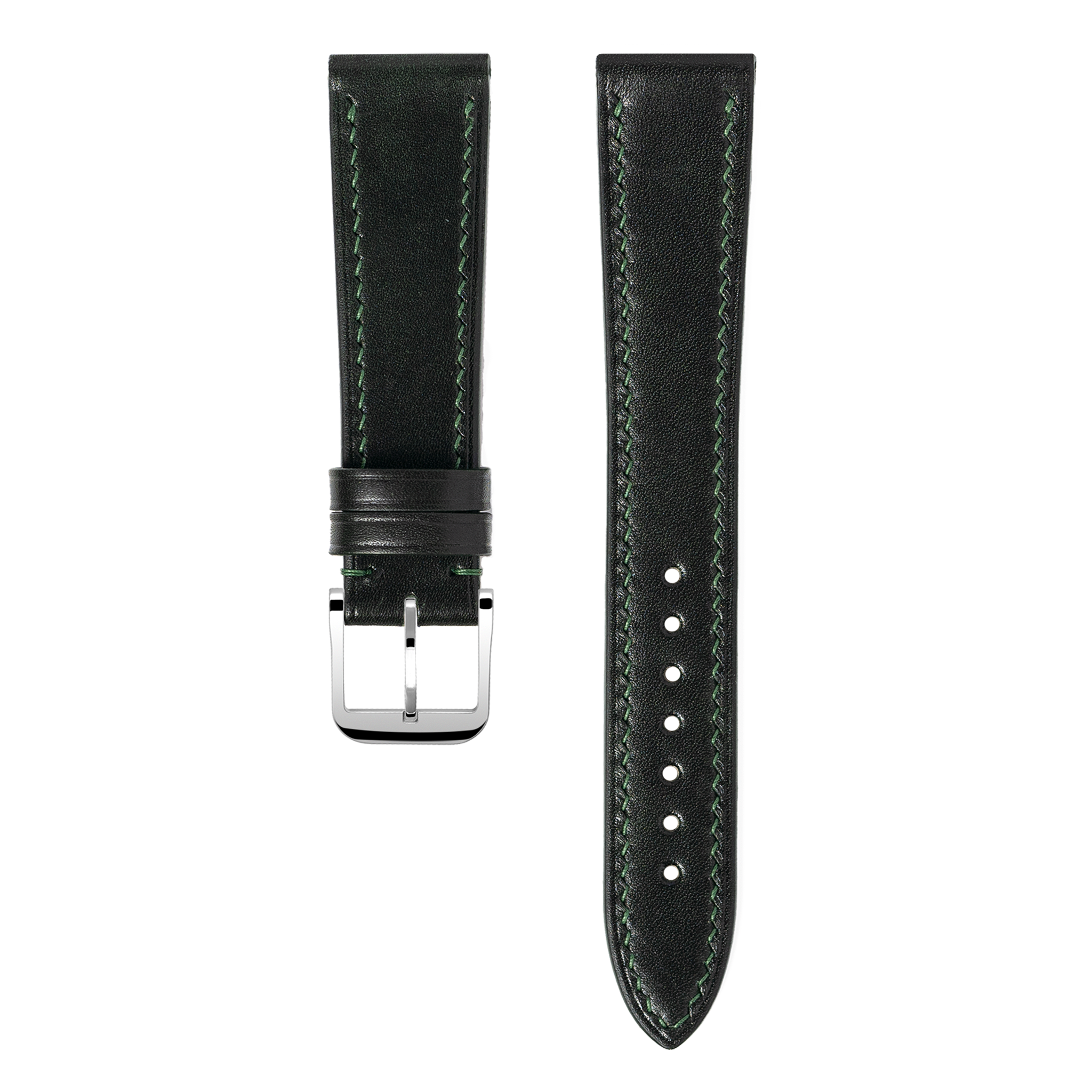 "Lagoon" Watch Strap in Museum Calf // Alloro