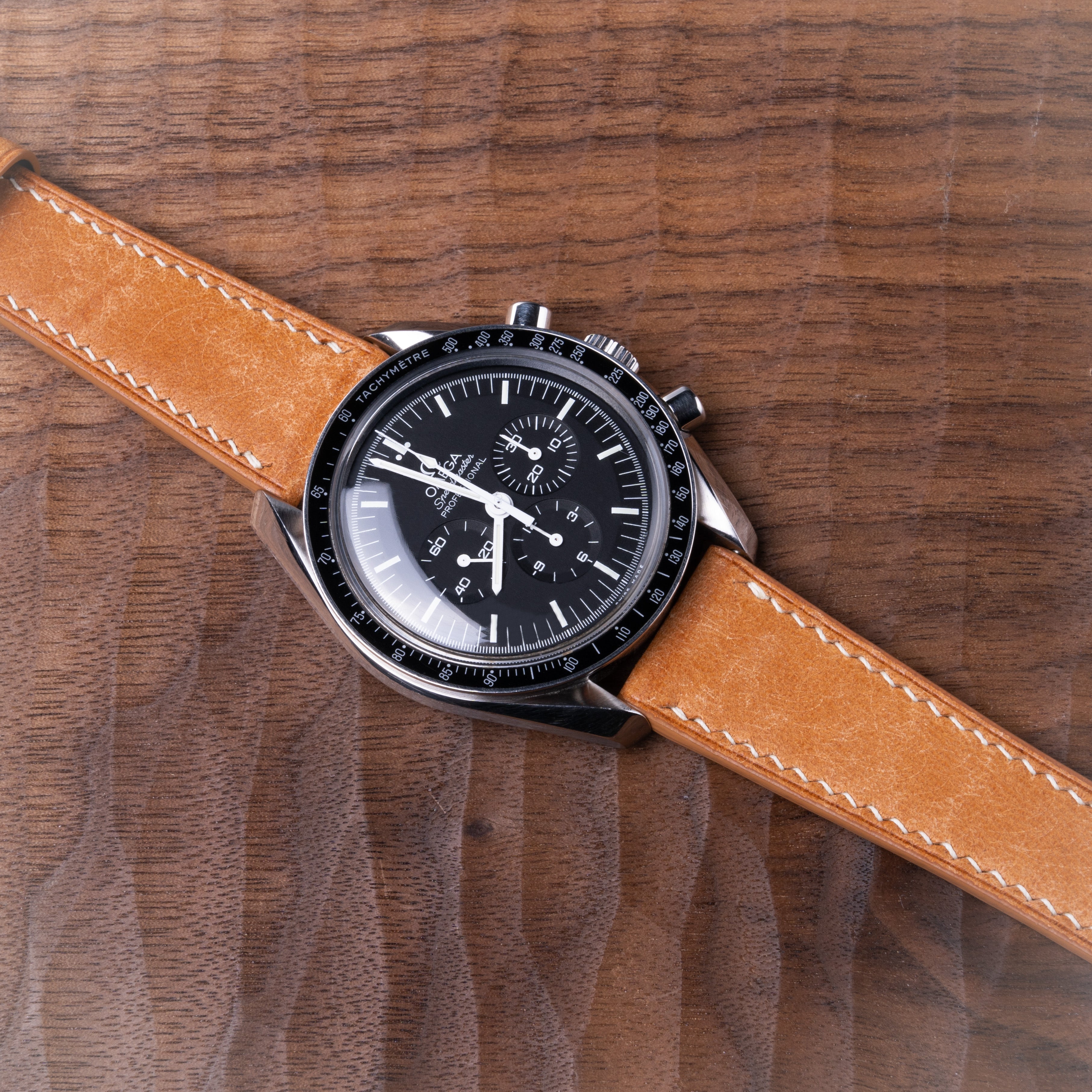 "Lagoon" Watch Strap in Maya // Cognac