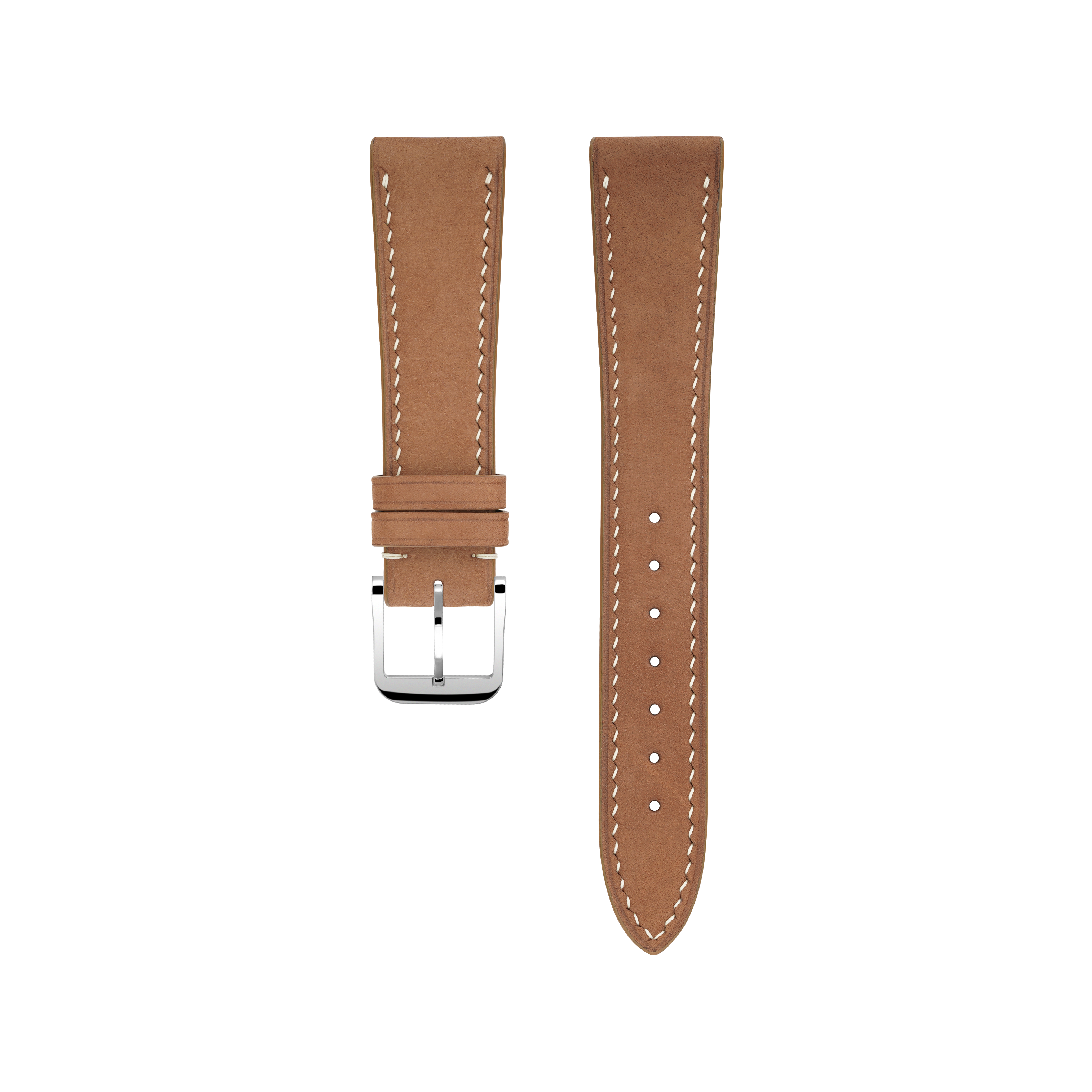 "Lagoon" Watch Strap in Nubuck // Cinnamon