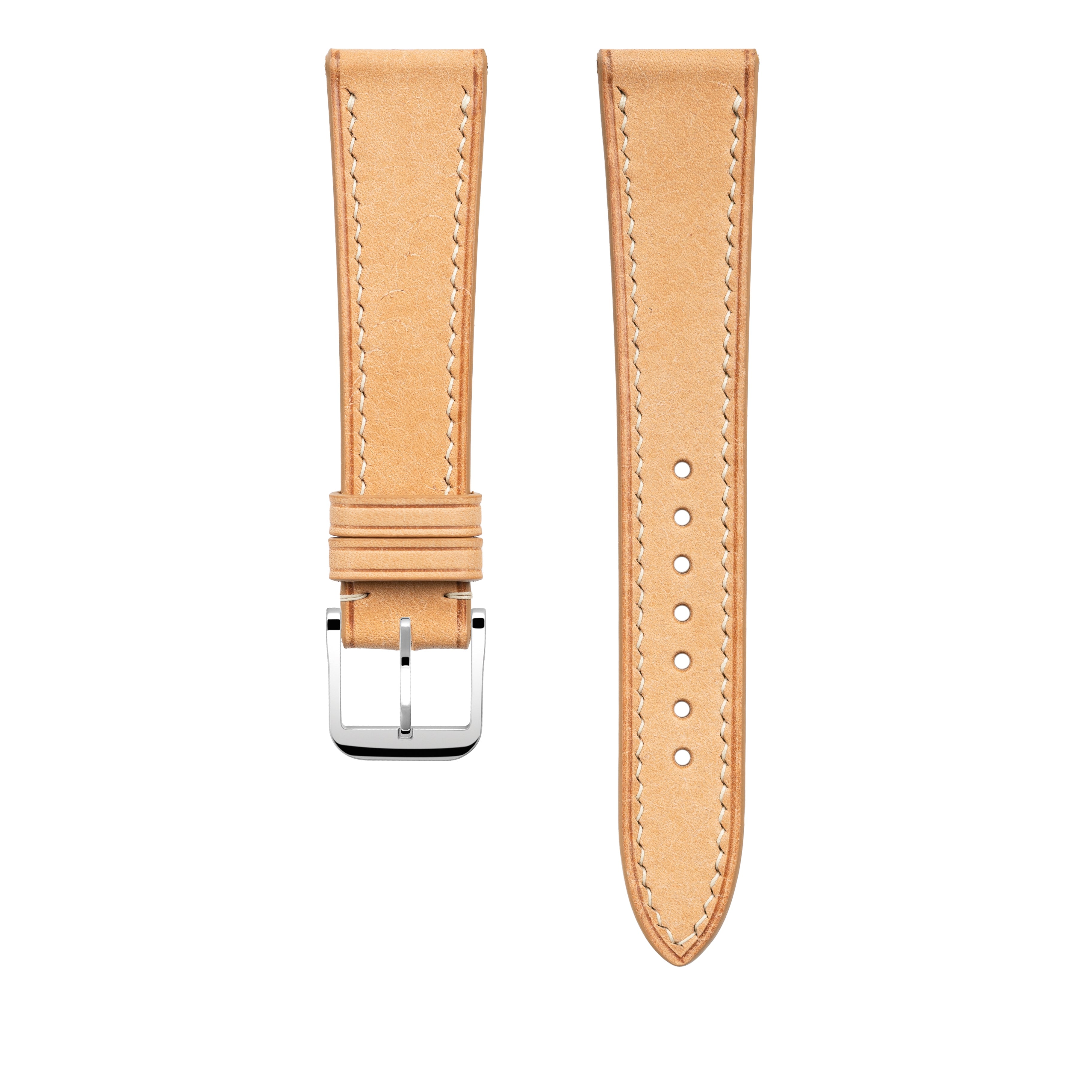 "Lagoon" Watch Strap in Pueblo // Bone