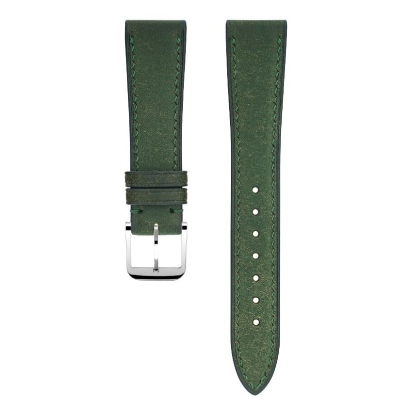 "Lagoon" Watch Strap in Pueblo // Jungle Green