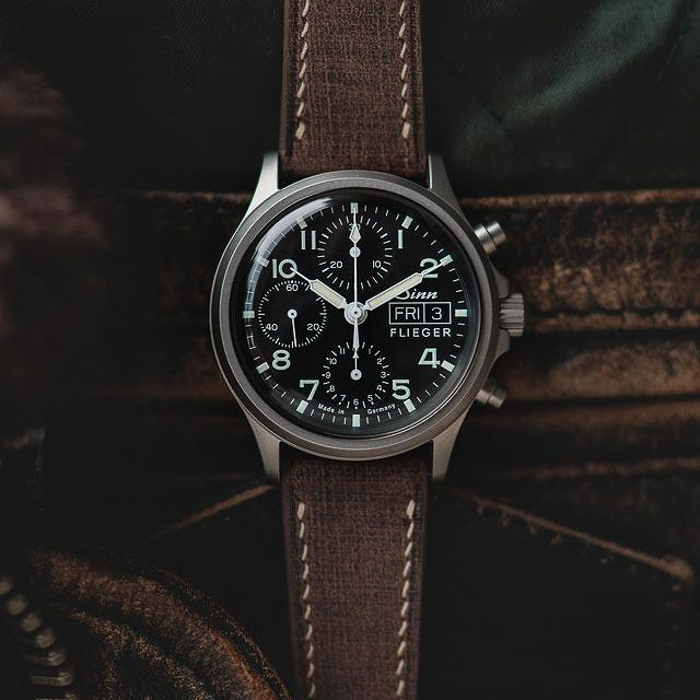 "Lagoon" Watch Strap in Babele // Walnut