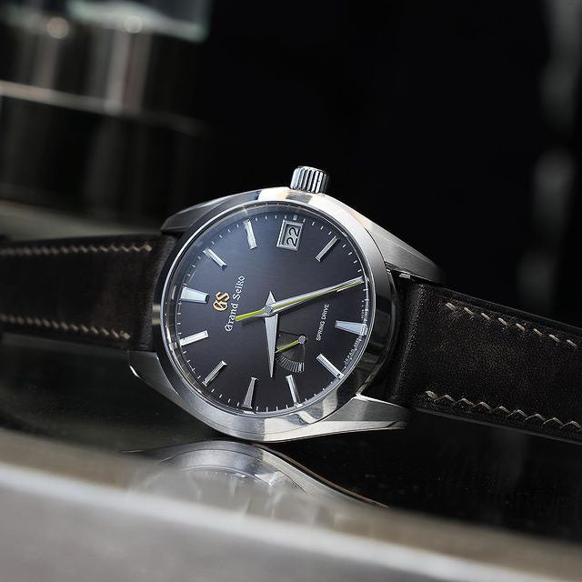 "Lagoon" Watch Strap in Museum Calf // Steel