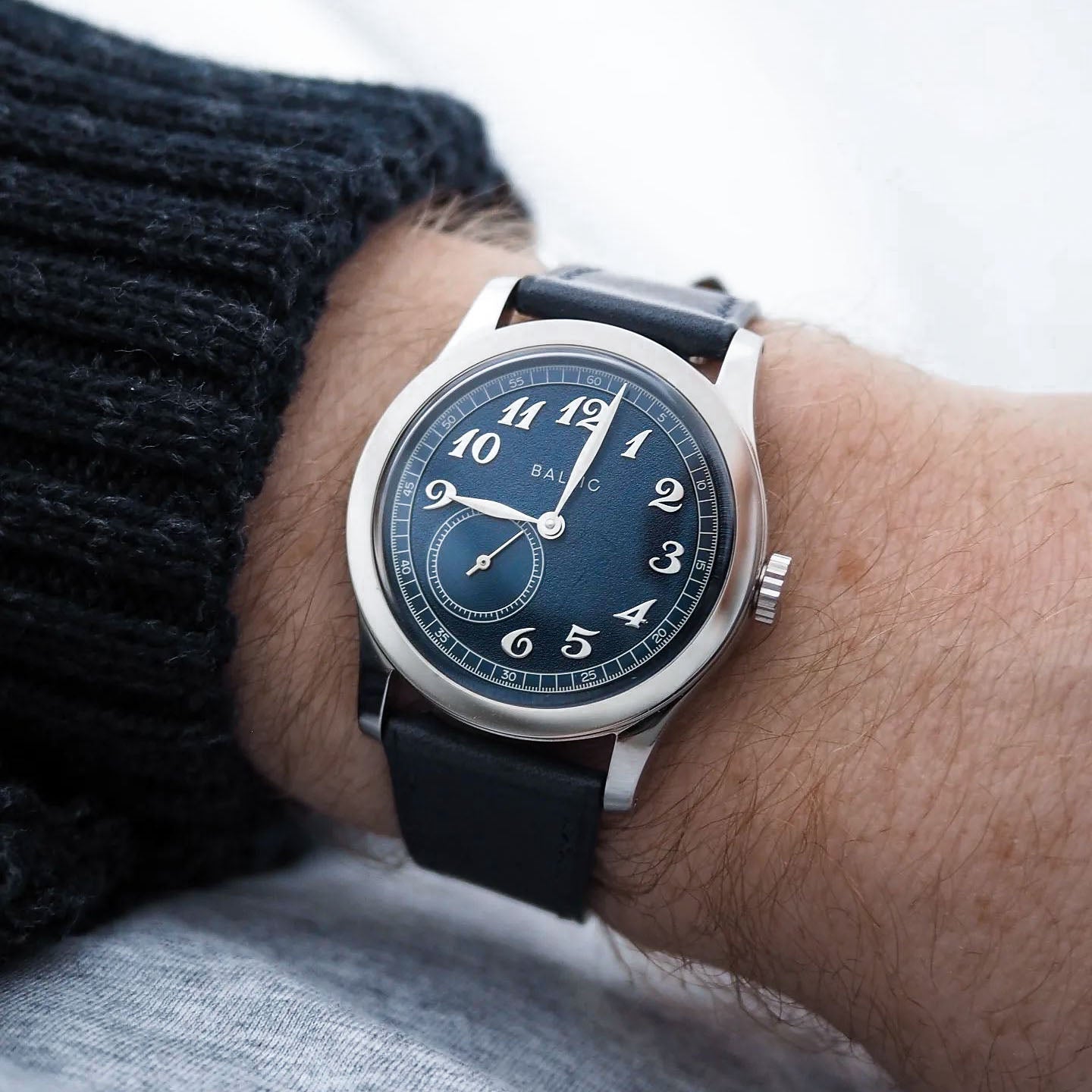 "Lagoon" Watch Strap in Museum Calf // Navy