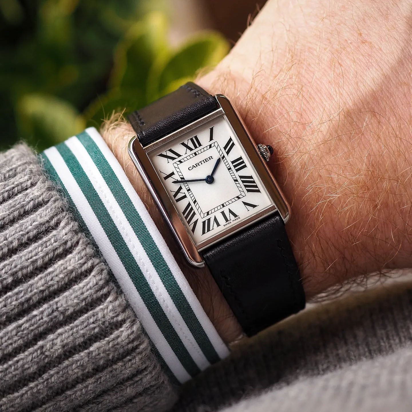 "Lagoon" Watch Strap in Museum Calf // Black