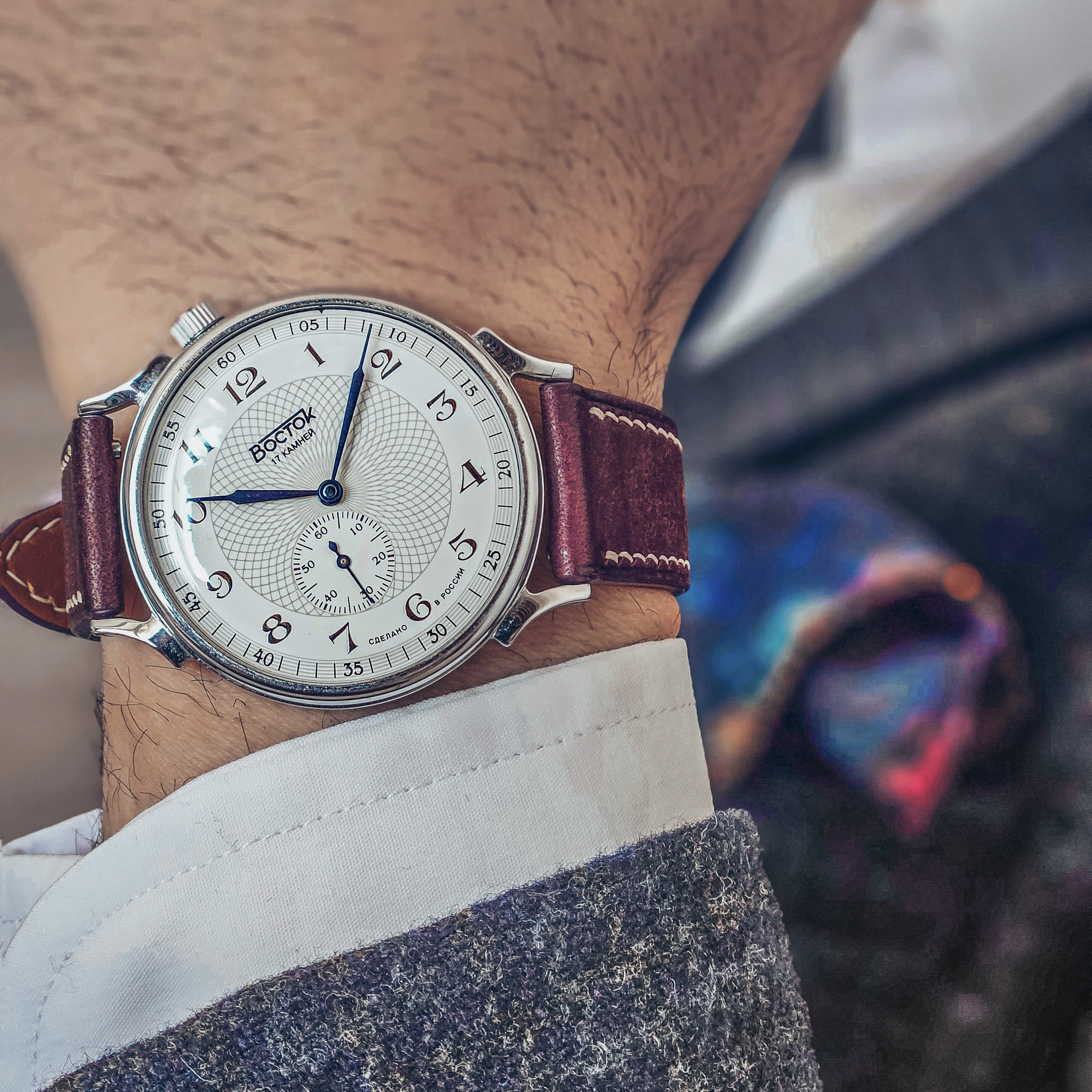 "Lagoon" Watch Strap in Pueblo // Plum