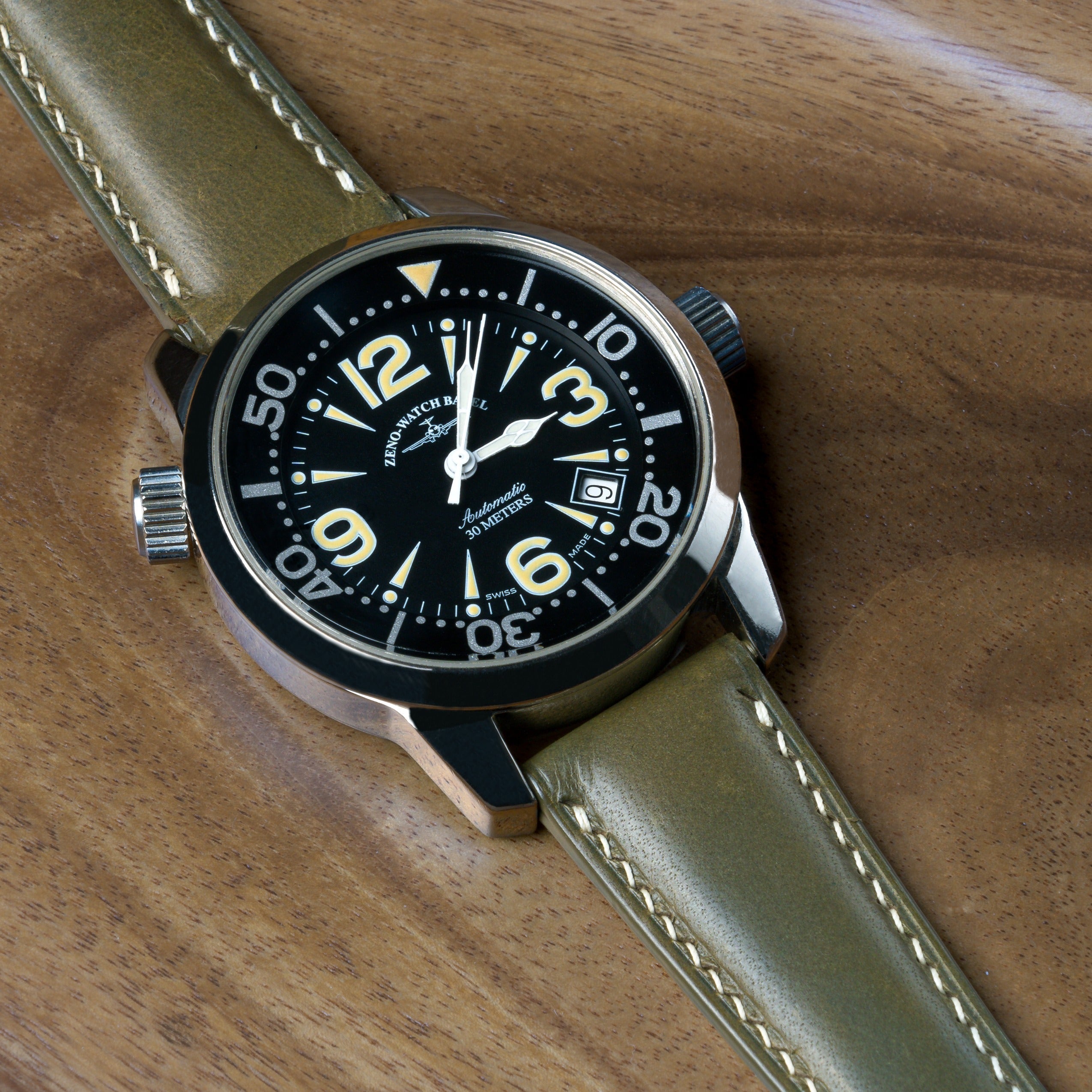 "Plateau" Watch Strap in Dakota // Olive