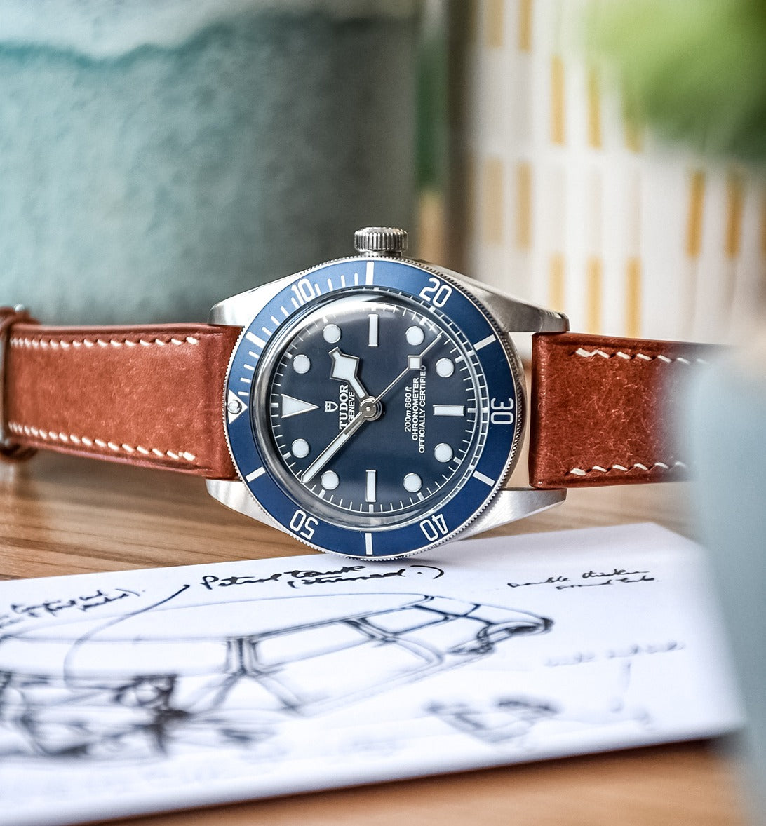 "Lagoon" Watch Strap in Pueblo // Siena